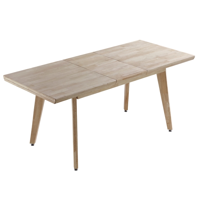 Mesa Comedor Extensible Salerno - 140/180 x 80 cm - Madera Roble Nordish