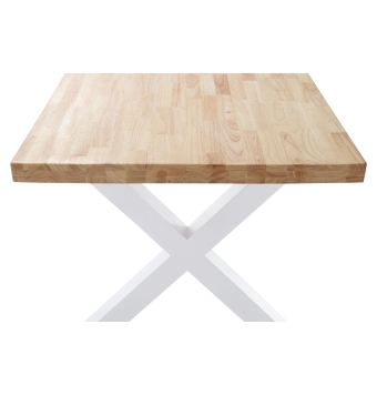 Mesa Comedor Fija Crotona - 160 x 90 cm - Roble Nordish / Blanco