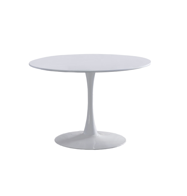 Mesa Comedor Redonda Acireale - 110 cm - Blanco