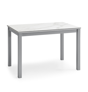 Mesa Turin – Cerámica, doble extensible y personalizable