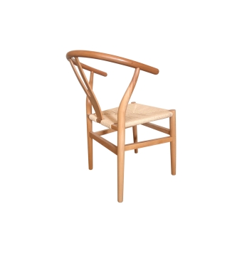 Silla Comedor Madera Modica - Natural Claro / Cuerda