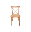 Silla Comedor Madera Milazzo - Natural Claro / Rattan