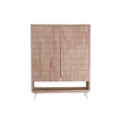 Consola Alta Mondragone - 120 x 40 cm - Roble Nordish / Blanco