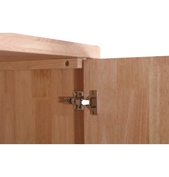 Consola Alta Mondragone - 120 x 40 cm - Roble Nordish / Blanco