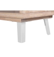 Consola Alta Mondragone - 120 x 40 cm - Roble Nordish / Blanco