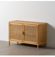 Mueble Auxiliar Salón Vigna - 97,50 x 40 x 65 cm - Natural Ratán