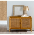 Mueble Auxiliar Salón Vigna - 97,50 x 40 x 65 cm - Natural Ratán