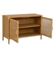 Mueble Auxiliar Salón Vigna - 97,50 x 40 x 65 cm - Natural Ratán