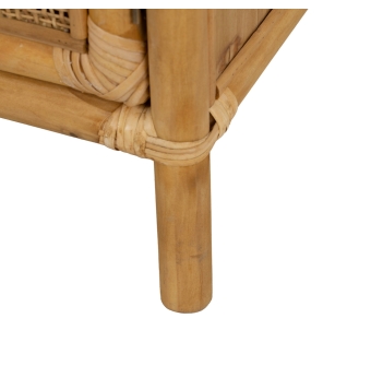 Mueble Auxiliar Salón Vigna - 97,50 x 40 x 65 cm - Natural Ratán
