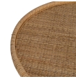 Mesa Auxiliar redonda de salón Vigna -  60 x 71 cm - Natural Ratán