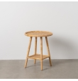 Mesa Auxiliar de salón Vigna -  45 x 45 x 56,50 cm - Natural Ratán