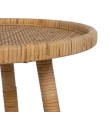 Mesa Auxiliar de salón Vigna -  45 x 45 x 56,50 cm - Natural Ratán