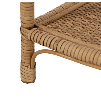 Estantería Salón Vigna - 45 x 33,50x 90 cm - Natural Ratán