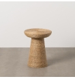 Mesa Auxiliar Salón Vigna -   41 x 51cm - Natural / Cuerda