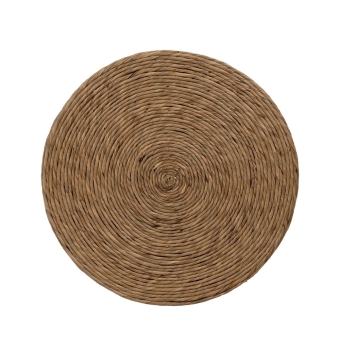 Mesa Auxiliar Salón Vigna -   41 x 51cm - Natural / Cuerda