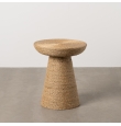 Mesa Auxiliar Salón Vigna -   49 x 58cm - Natural / Cuerda