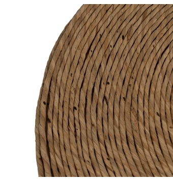 Mesa Auxiliar Salón Vigna -   49 x 58cm - Natural / Cuerda