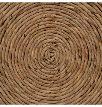 Mesa Auxiliar Salón Vigna -   49 x 58cm - Natural / Cuerda