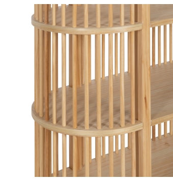 Estantería Salón Lido - 120 x 40 x 140 cm - Natural Dm / Madera