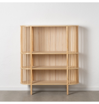 Estantería Salón Lido - 120 x 40 x 140 cm - Natural Dm / Madera
