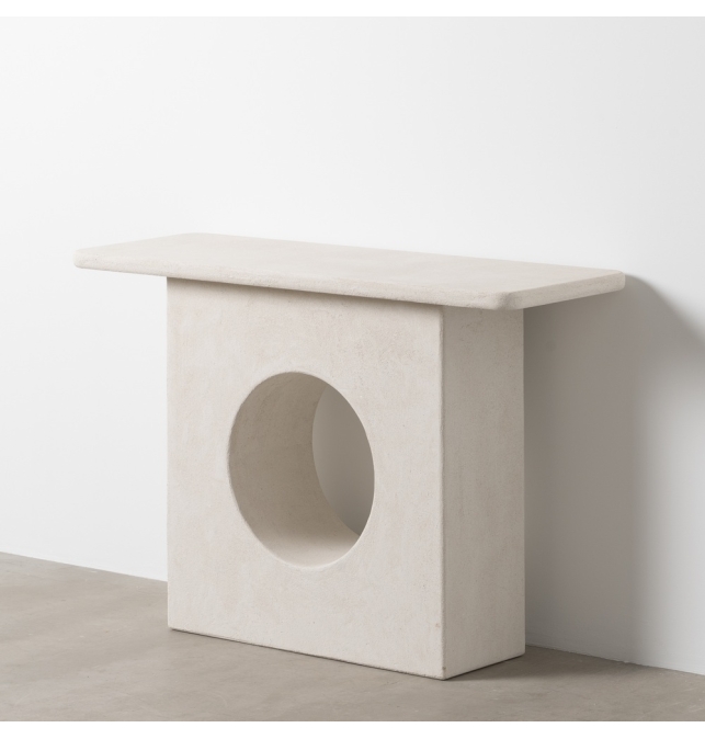 Consola Olivo - 120 x 40 x 80 cm - Blanco Dm