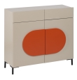 Mueble Recibidor Lodi -  90 x 32 x 85,50 cm -  Dm / Metal