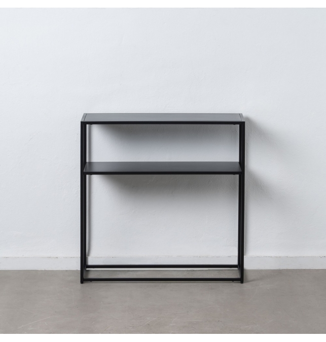 Estantería Vento - 80 x 30 x 81 Cm - Negro Acero Estantería Vento - 80 x 30 x 81 Cm - Negro Acero