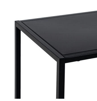 Estantería Vento - 100 x 30 x 81 cm - Negro Acero