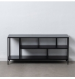 Estantería Vento - 120 x 32 x 55 cm - Negro Acero