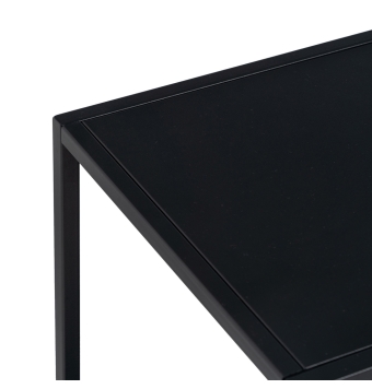 Estantería Vento - 120 x 32 x 55 cm - Negro Acero