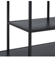 Estantería Vento - 120 x 32 x 55 cm - Negro Acero