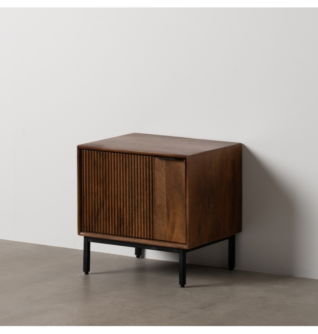 Mesita Dormitorio Corso - 50 x 40 x 50 cm  - Madera de Mango