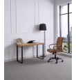 Compra ahora Mesa estudio Obetello 120x60 cm Roble claro/Negro | inthecor