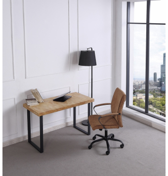 Compra ahora Mesa estudio Obetello 120x60 cm Roble claro/Negro | inthecor
